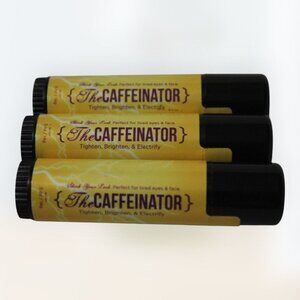 Set THREE x.5 oz Sealed New The Caffeinator Eye Balm Stick Perfectly Posh